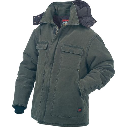 Tough duck washed polyfill parka w/hood-xl moss #55371bmossxl for sale