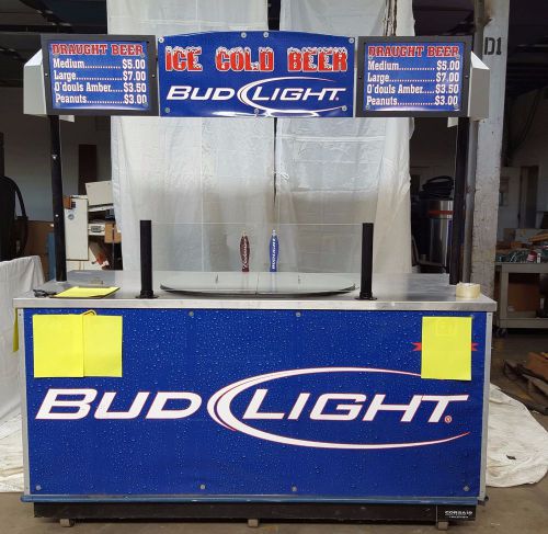 PORTABLE DRAFT BEER VENDING KEG CART HOLDER SYSTEM MOBILE HEAVY DUTY