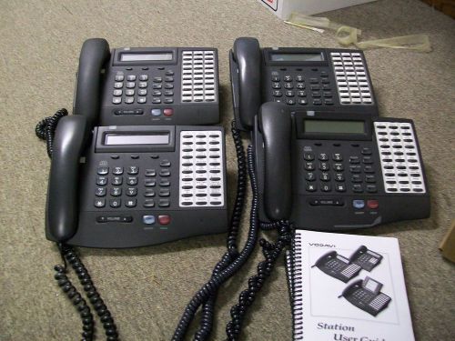 Lot of 4 Vodavi Vertical XTS 3015-71 30-Button Executive Display Speakerphone