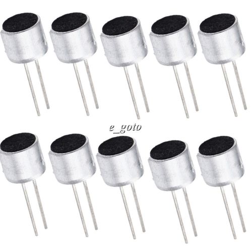 10pcs 6*5mm 52D Sensitivity Capacitive Electret Microphone