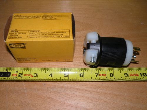 Hubbell HBL2621 30A 250V Twist Lock Plug