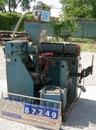 Used- Plastiprogram 1.3&#034; Single Screw Extruder, Model RS35, Approximately 24:1 L