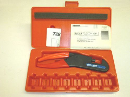 THOMAS &amp; BETTS WT740 RATCHETING CRIMPER CRIMP CRIMPING TOOL, NEVER USED