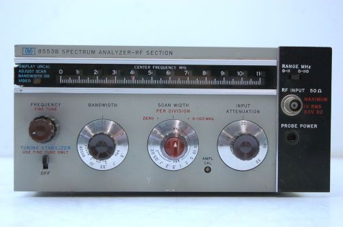 HP 8553B, Spectrum Analyzer RF Section 115 or 230 V 225 W 50 Ohms 1 kHz-110 MHz