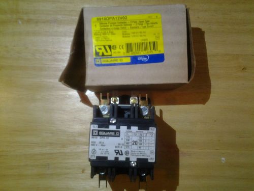 NEW SQUARE D 8910DPA12V02 2 POLE CONTACTOR COIL 120VAC