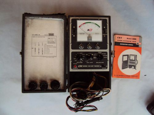 VINTAGE ! D/K MODEL 445 CRT TESTER