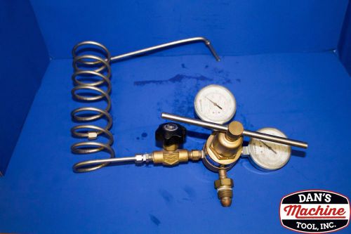 MATHESON DUAL PRESSURE GAUGE REGULATOR P/N 63-3143 &amp; P/N 63-9133 MODEL 4-580