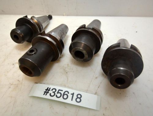 Lot of Four BT40 Tool Holders, Nikken, Sandvik (Inv.35618)