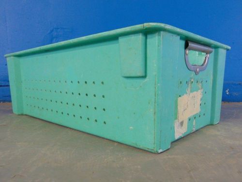 Gn fiberglass tote bins 12&#034;x22&#034;x7.75&#034; air / drain holes #1 for sale