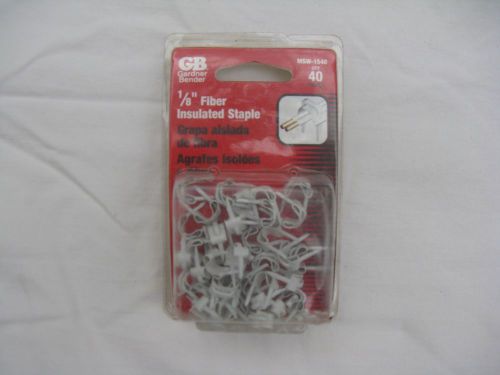 Fiber Insulated Staples 1/8&#034;, Gardner Bender