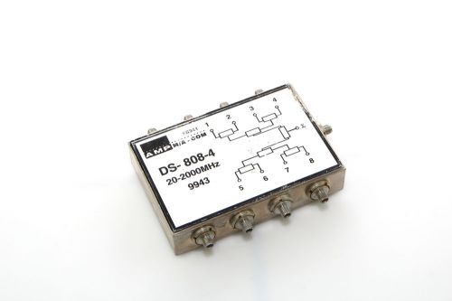 MA/COM RF POWER DIVIDER 20MHz - 2GHz DS-808-4 BROADBAND 8 WAY