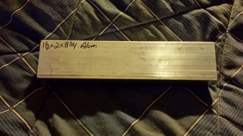 1 1/2 X 2 X 8 3/4, 1.50 X 2 X 8.75 alum bar plate