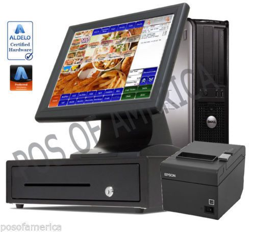 Aldelo  pro kit quick service restaurant complete pos system new for sale