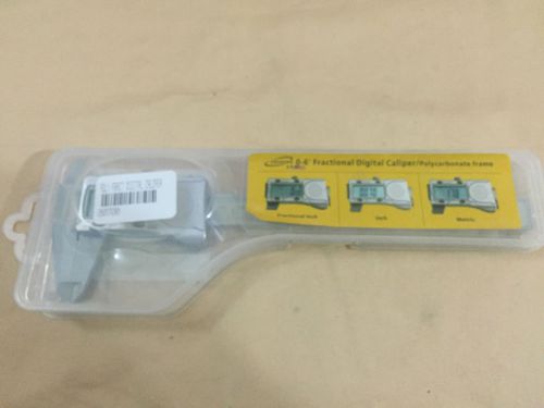 iGaging Premium 0-6&#034; EZ CAL Fractional Digital Caliper Inch Metric Poly 20720