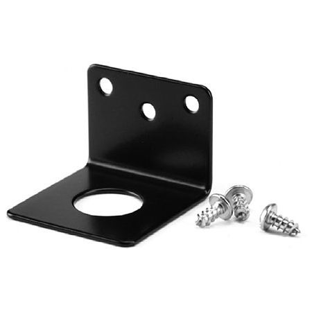 Larsen - 3/4&#034; Hole Trunk Groove Mount L Bracket (Black)