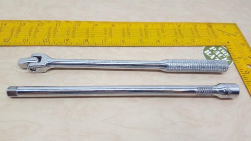 2, 3/8&#034; Drive S K Socket Tools: 45152 10&#034; Breaker Bar &amp; 45157 10&#034; Extension, USA