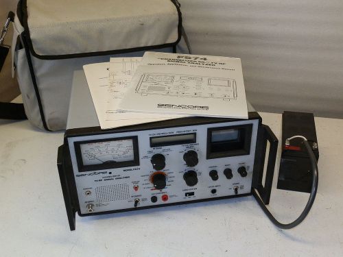 Sencore FS74 TV RF Signal Analyzer With Carry Case