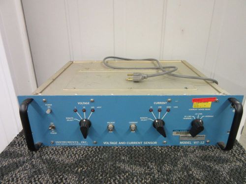 INSTRUMENTS INC VIT-12 VOLTAGE CURRENT TEST EQUIPMENT LAB MILITARY SURPLUS PART