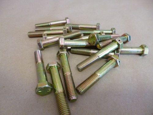 MS18154-120 , 1/2-13 X 3&#034; DRILLED HEX HEAD CAP SCREW , GRADE 8 , ( 19pcs )