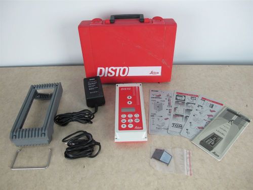 Leica Disto 563755 Laser Distance Meter w/Case &amp; Accessories