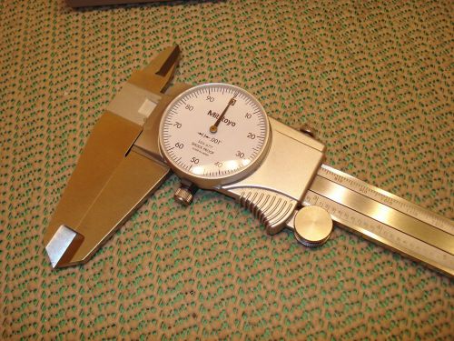 0-12&#034;  MITUTOYO DIAL CALIPER  MACHINIST TOOL