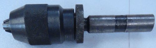 MACHINIST&#039;S NICE ALBRECHT 0-3/8&#034; 0-10mm KEYLESS DRILL CHUCK W/ JACOBS SHANK