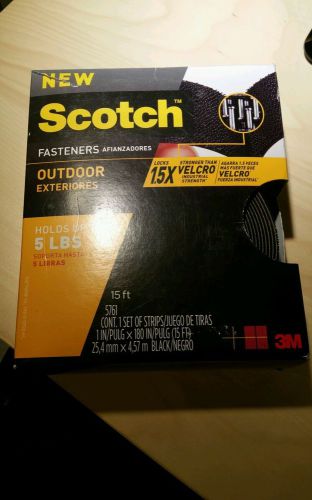 3M (RF5761) Outdoor Fasteners RF5761, 1 in x 15 ft (25,4 mm x 4,57 m)Black 1 Set