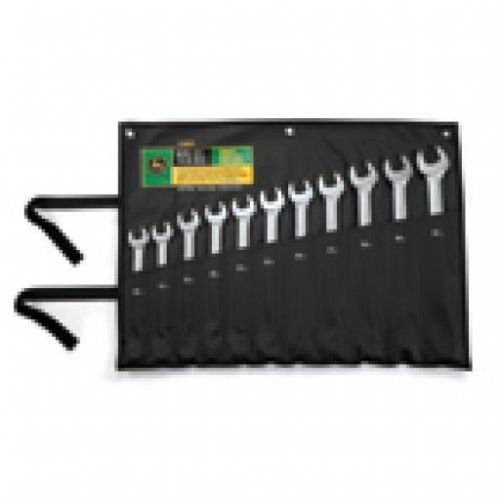 John deere metric satin-finish 11-piece combination wrench set w/ pouch ty19923 for sale