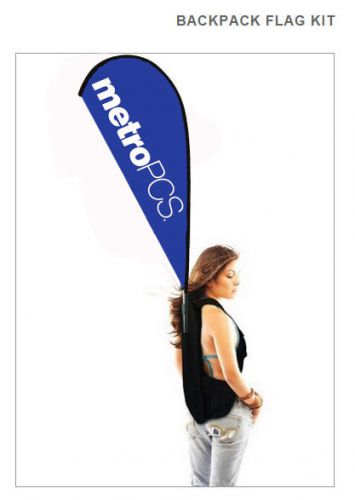 METRO PCS BACKPACK FLAG