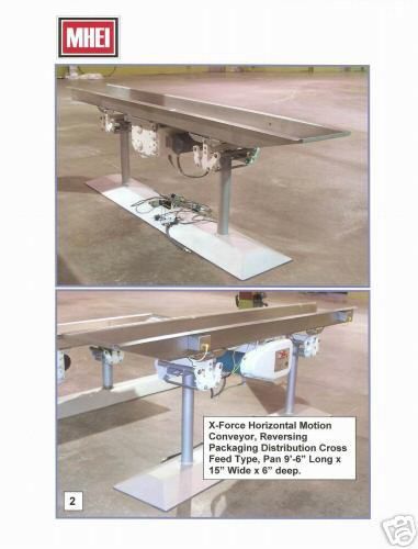 X-FORCE HORIZONTAL MOTION CONVEYOR - STAINLESS STEEL - FEC