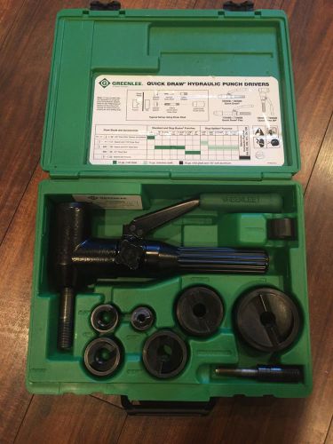 Greenlee 7906SB SlugBuster Hydraulic Punch Driver Quick Draw 90° Minimal Use