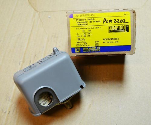 SQUARE D 9013FRG29J23 Pressure Switch