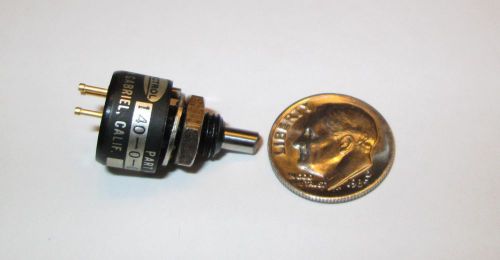 SPECTROL MODEL 140  10K OHM SUB-MINI 2W 1/2&#034; OD WW PRECISION POTENTIOMETER   NOS