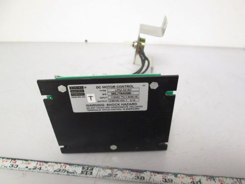 Bodine UPM-3318C DC Motor Control 115/230VAC to 0-90/180VDC 2.1A 10k Pot