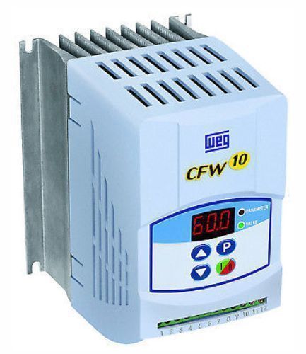 WEG VFD Variable Speed Drive VSD 4A, 1HP, 240V CFW10 IP 20 CFW100040S2024ESZ NEW