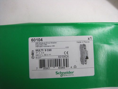 Brand new schneider electric 60104 circuit breaker multi 9 c60 for sale