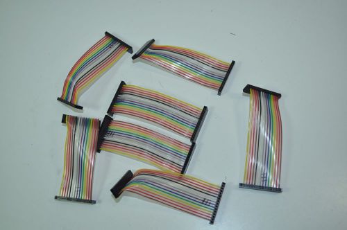 Samtec Flat Ribbon Cable with 14 POS Connectors Lot of 7 HCSS-14-D-04.00-01