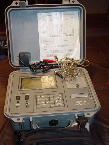 Metallic Time Domain Reflectometer by Riser Bond NEW BATTERY W/  PRINTER