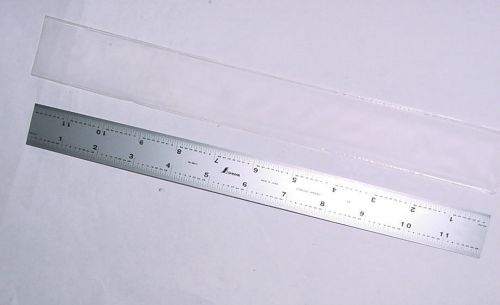 SHINWA 12&#034; STAINLESS HARDENED RULE 4R GRADUATIONS