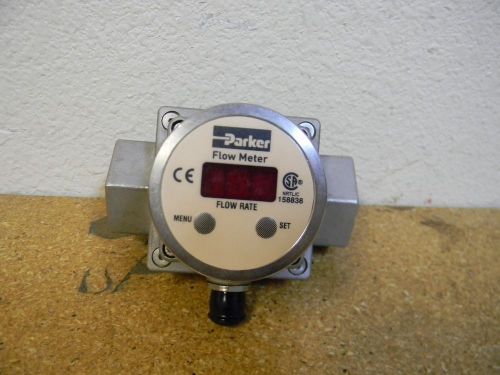 Parker PF12SNP000 Digital Flowmeter 1&#034; x 1&#034;