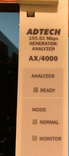 Adtech 401311 AX/4000 155.52 Mbps Generator/Analyzer