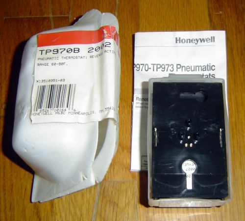 New honeywell tp970b pneumatic thermostat for sale