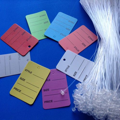 8 Color 100 Price Coupon Tag Clothing Price Tagging gun hang Label +100 Fastener