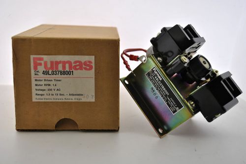 Furnas 49l03788001 motor driven timer, 230 v, motor:rpm 1.6,range:1.3 to 13 sec. for sale