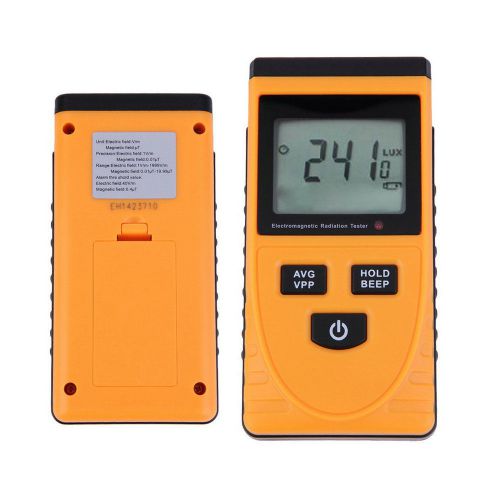 Digital lcd electromagnetic radiation detector meter dosimeter tester counter 2y for sale