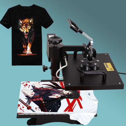 15.6&#034;X12.4&#034; Digital Transfer Heat Press Sublimation Machine Clamshell T-Shirt