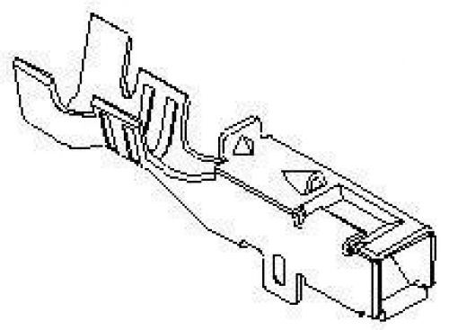 Headers &amp; Wire Housings .157&#034; CRMP TERM FE (1 piece)