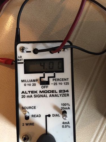 Altek Model 234 20ma Signal Analyzer