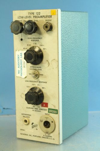 VIntage Tektronix Inc. Type 122 10 Megohms Low-level DC Preamplifier Preamp