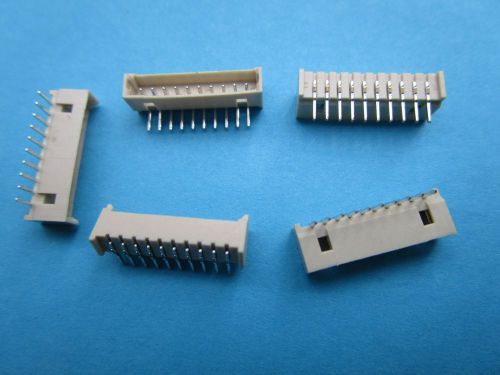150 set Pitch 1.25mm Angle 10 Pin Male Plug Polarized Connector